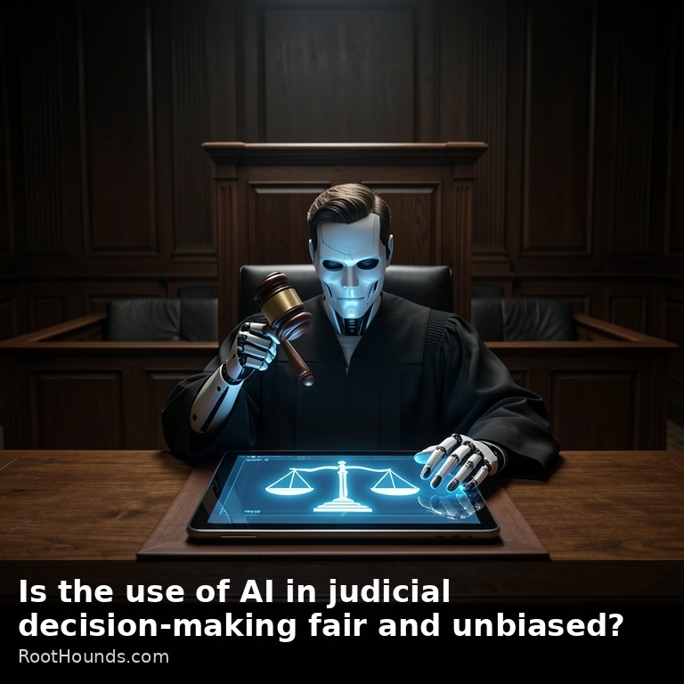 Is the use of AI in judicial decision-making fair and unbiased?