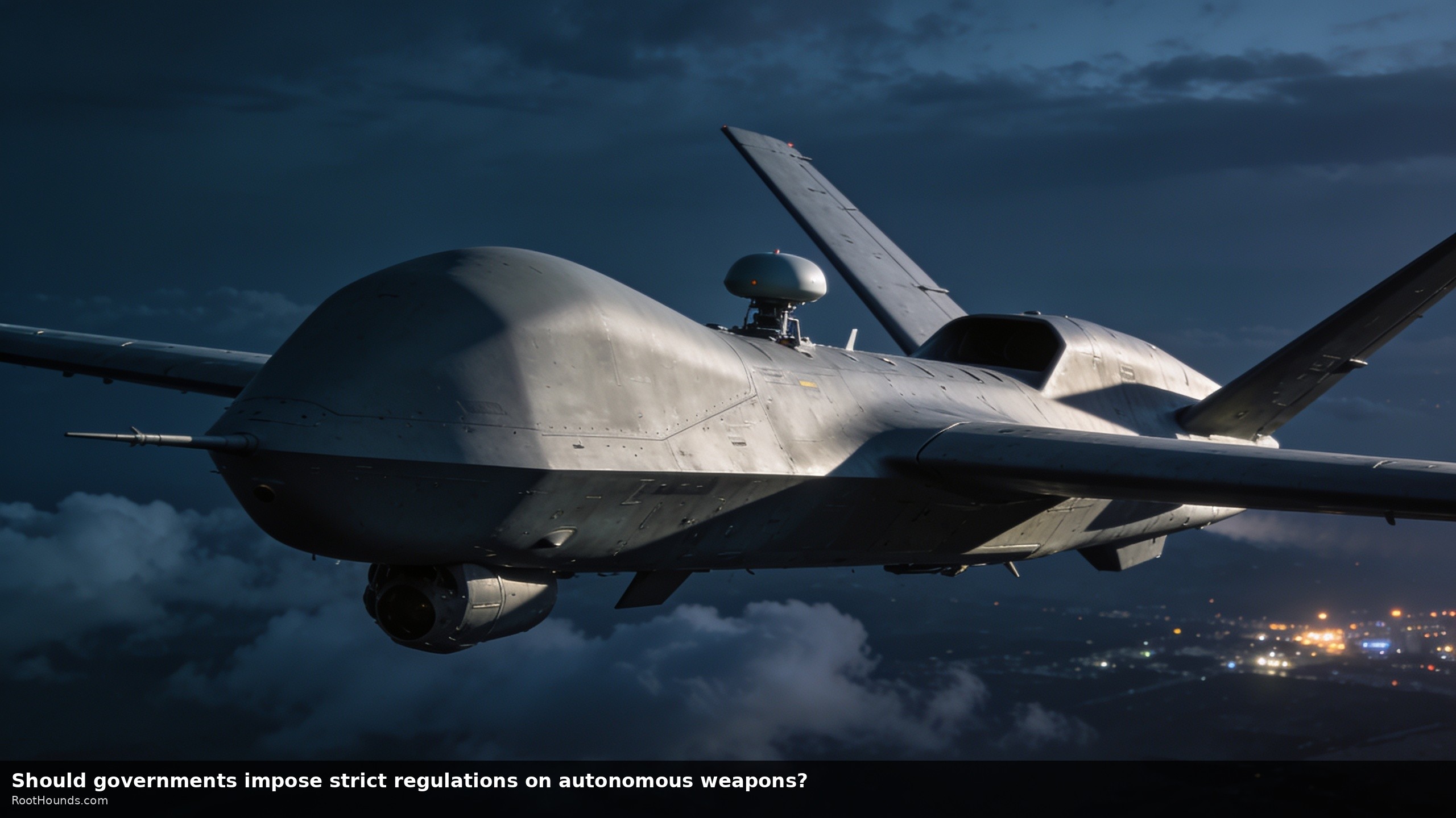 Should governments impose strict regulations on autonomous weapons?