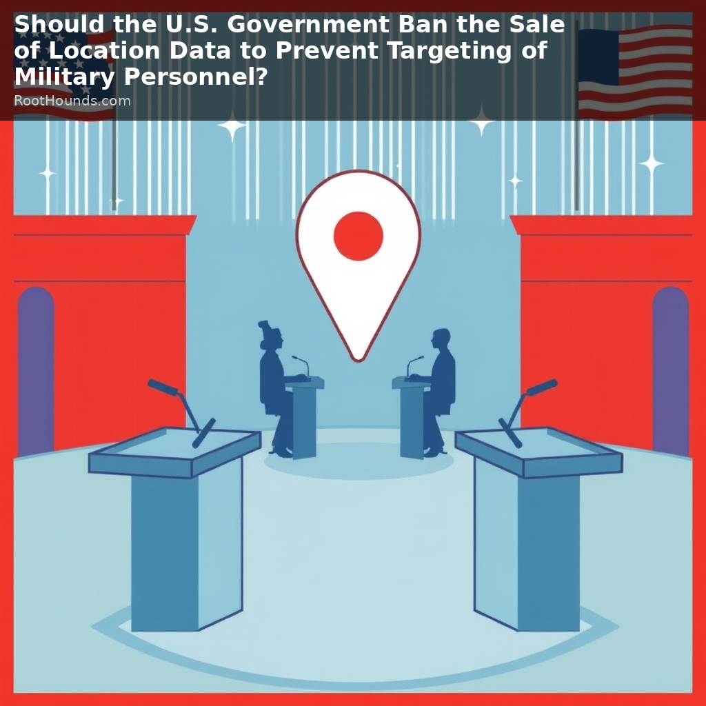 Should the U.S. Government Ban the Sale of Location Data to Prevent Targeting of Military Personnel?