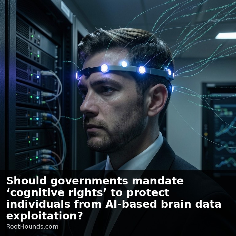 Should governments mandate ‘cognitive rights’ to protect individuals from AI-based brain data exploitation?