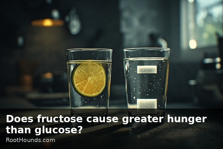 Does fructose cause greater hunger than glucose?