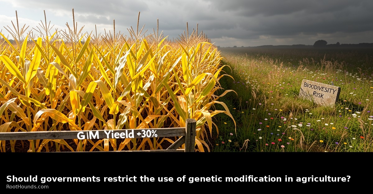 Should governments restrict the use of genetic modification in agriculture?