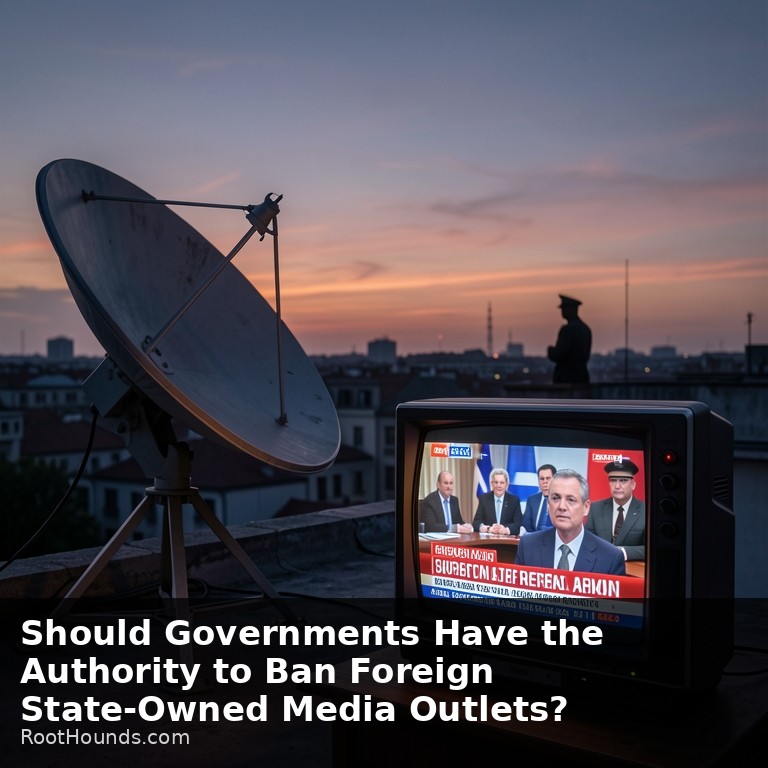 Should Governments Have the Authority to Ban Foreign State-Owned Media Outlets?
