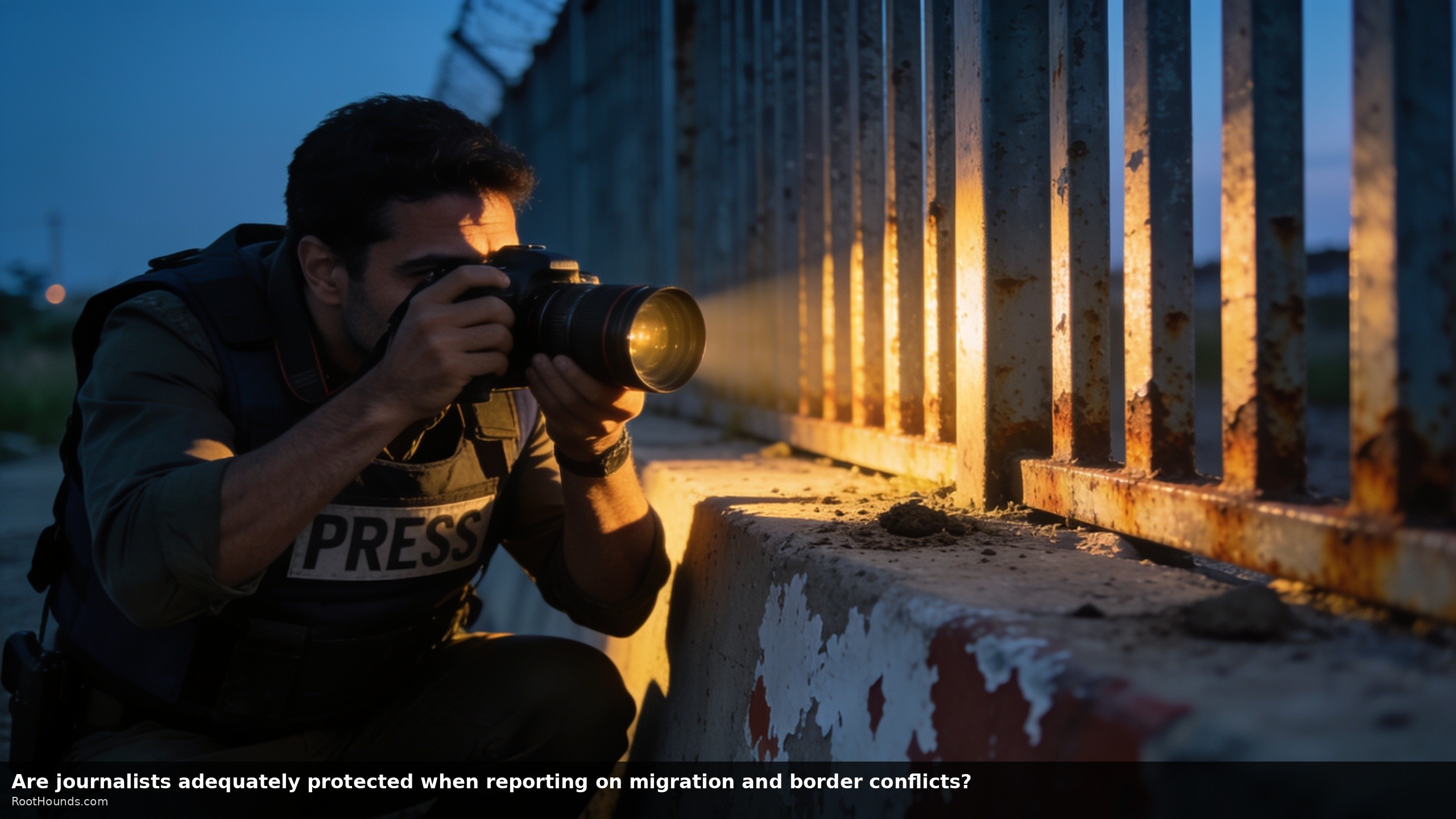 Are journalists adequately protected when reporting on migration and border conflicts?