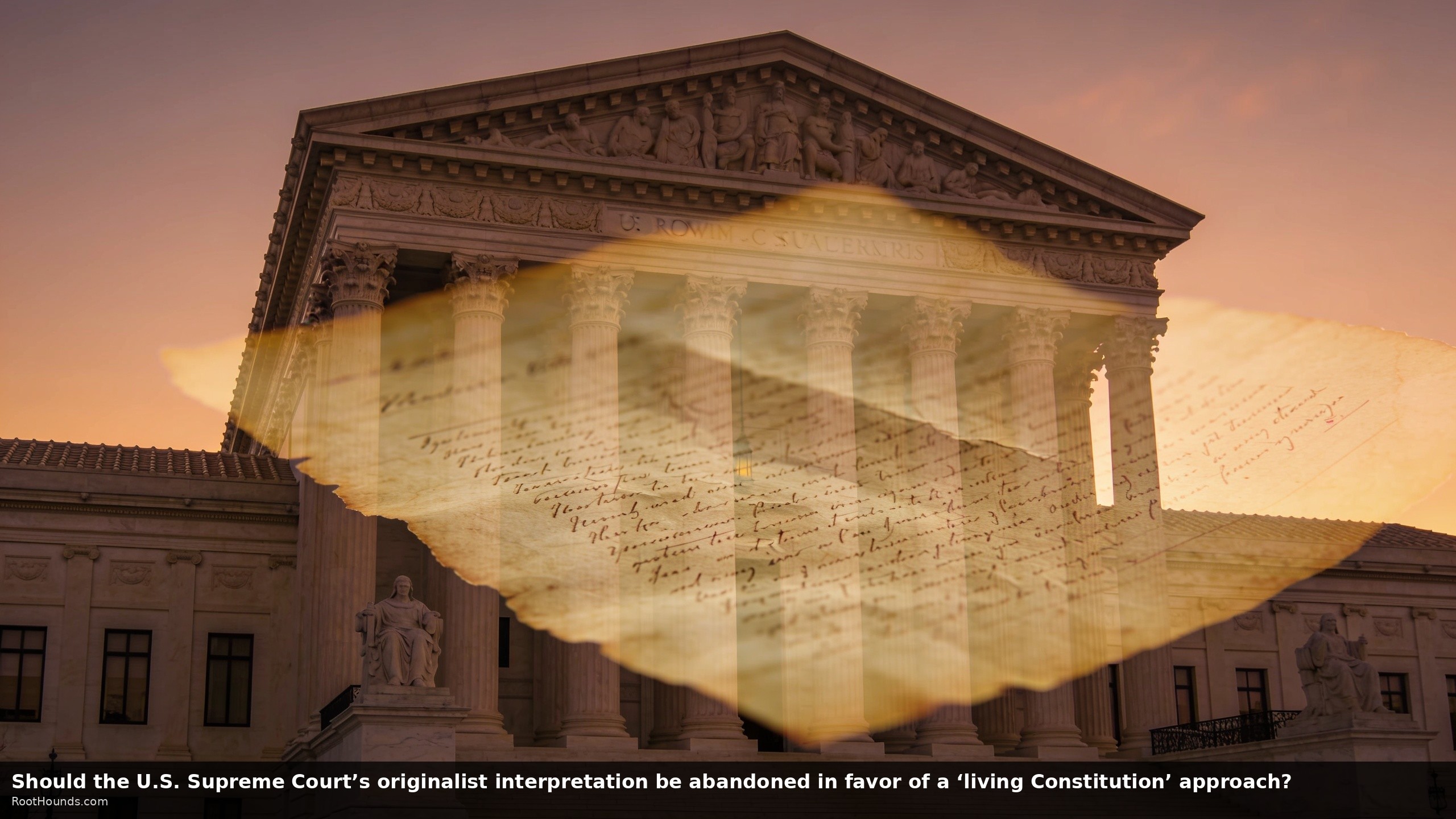 Should the U.S. Supreme Court’s originalist interpretation be abandoned in favor of a ‘living Constitution’ approach?