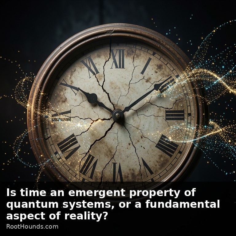 Is time an emergent property of quantum systems, or a fundamental aspect of reality?