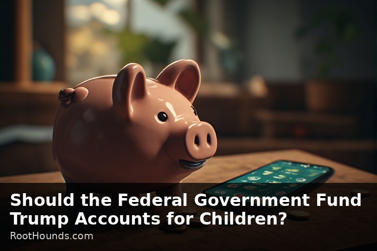 Should the Federal Government Fund Trump Accounts for Children?